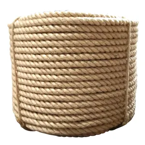 Cuerda de yute dura trenzada para shibari, cuerda de yute de alta calidad de 6mm, cuerda de yute de 6mm