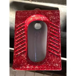 กระทะนั่งยองเนื้อเซรามิกลายพิมพ์สีสุขภัณฑ์อินเดียสุขภัณฑ์จากผู้ผลิตในราคาที่ดีที่สุด - Product Image 4