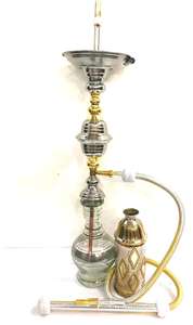 Cachimba de Lujo Babylon de Latón con Espejo, Producto Premium al por Mayor - Product Image 3