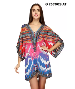 ชุดเดรสสั้นอเนกประสงค์สำหรับผู้หญิงชุดเดรสลำลองปักผ้าคอตตอน100% ผ้าสแปนเด็กซ์สำหรับใส่ทุกวันเดินทางทุกฤดู - Product Image 5