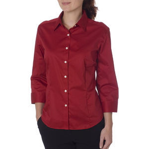 Camisa de Vestir Formal Lisa de Verano para Mujer, Hecha en Pakistán, con Apliques de Botones, Algodón y Poliéster, Blusa Ajustada - Product Image 4