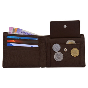 กระเป๋าสตางค์แบบพับสองพับของผู้ชายบางหรูหราปรับแต่งได้ตามต้องการมากที่สุดหนังสั้นธุรกิจใช้พวงกุญแจส่งเสริมการขายที่กำหนดเองได้ - Product Image 6