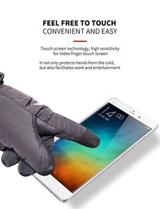 ถุงมือสกีกันน้ำทัชสกรีน,ถุงมือสกีกันหนาวเพื่อให้ความอบอุ่นในฤดูหนาวสโนว์บอร์ดหิมะ - Product Image 3