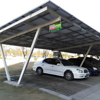 JCHX-Sistema de montaje solar para cochera, sistema fotovoltaico, productos de energía renovable, panel solar impermeable para garaje