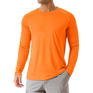 Vêtement de compression respirant pour homme, anti-UV, à séchage rapide, rashguard MMA à manches longues, tissu extensible, performance - Product Image 1