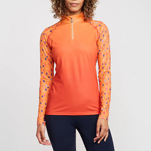 Chemise d'équitation Fabricant de vêtements équestres Polo de course Couche de base équestre Impression par sublimation Tops pour femmes - Product Image 1