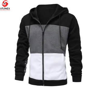 Sudadera con Capucha de Alta Calidad y Bajo Precio para Hombre, Corte Regular, 100% Algodón, Felpa, Color Sólido, con Cierre, Ropa de Calle de Invierno, Transpirable y de Secado Rápido - Product Image 2