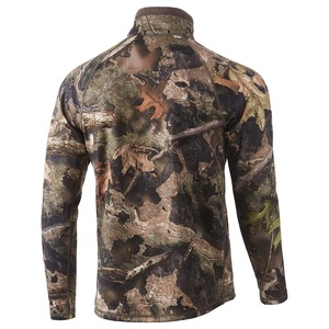 Alta calidad personalizada sublimación Camo caza Jersey camuflaje 100% poliéster caza al aire libre uniforme táctico camuflaje - Product Image 2