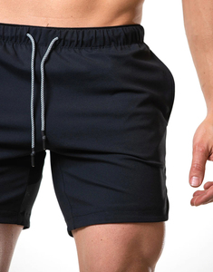 Pantalones Cortos Deportivos de Alta Calidad para Hombre, 100% Algodón, para Entrenamiento Físico, Transpirables, de Secado Rápido, con Franja Reflectante, para Correr 5 - Product Image 5