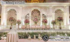 Nichayathartharthham ของตกแต่งเวทีแคนาดาสำหรับงานแต่งงานงานเลี้ยงงานแต่งงานที่หรูหราหรูหราเวทีจัดงานแต่งงานแบบดั้งเดิมของสหราชอาณาจักร - Product Image 4