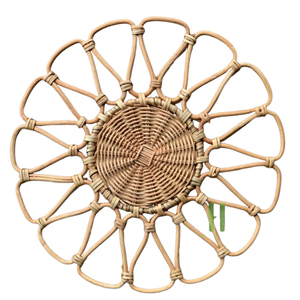 Platos de cargador de ratán al mejor precio, mantel de ratán bohemio, gran oferta de mimbre de OEM mantel, placa de cargador para restaurante de boda - Product Image 2