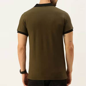 Respirant Confortable Hommes Polo T-Shirt À Séchage Rapide Hommes Polo T-Shirt Coton Polyester Polo T-Shirt Pour Hommes - Product Image 4