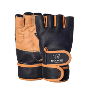 Gants d'haltérophilie à demi-doigts en gel unisexes Gants d'entraînement et de fitness pour l'aviron et la musculation - Product Image 1