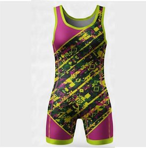 Combinaisons de lutte pour hommes personnalisées de haute qualité, respirantes, en polyester et élasthanne, sans bretelles, fermeture à pression, logo personnalisé - Product Image 5