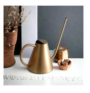 Finition jaune papillon imprimé arrosoir en acier galvanisé bidon d'eau Simple métal bidon d'eau créatif vintage canne à eau - Product Image 4