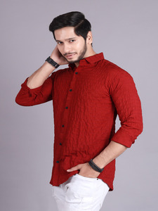 Chemise décontractée de créateur pour hommes de haute qualité Tissu respirant pour les exportations au prix de gros - Product Image 3