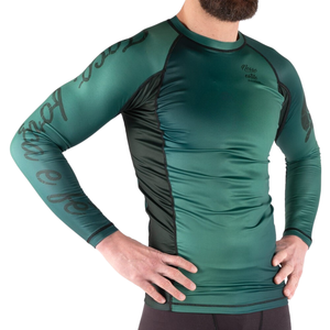 Protector de erupción de manga larga de alta calidad para hombres Ropa de gimnasio de secado rápido con logotipo personalizado Hecho de ropa deportiva de lona - Product Image 3