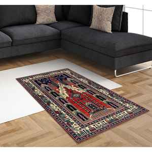 พรมลายวินเทจพิมพ์ลายแบบตุรกี พรมเนื้อนุ่มแบบไม่ถักทอ - Product Image 4