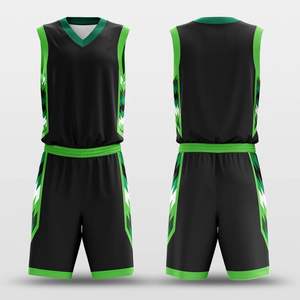 Ensemble de Tenue de Basketball d'Été pour Hommes – Maillot et Short Personnalisables pour Clubs Scolaires et Sessions – 100% Polyester Respirant - Product Image 4