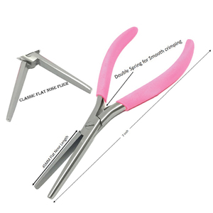 Ensemble d'outils d'extension de cheveux essentiels Pinces en acier inoxydable avec kit d'aiguilles à crochet pour extensions de cheveux - Product Image 2
