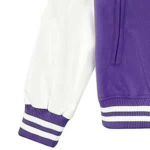 Veste universitaire Letterman brodée patchs en chenille personnalisés en gros pour hommes manteau d'extérieur au design unique - Product Image 2