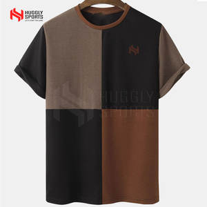 2025 nuevo estilo camisetas para hombres más vendidos transpirable y ligero suave tela de algodón 100% patrón sólido Top - Product Image 1