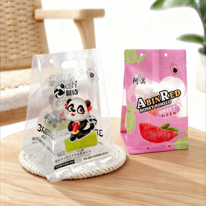 Bolsa Doypack Transparente con Cierre y Asa, Personalizada con Impresión, Precio de Fábrica, para Frutas y Verduras Frescas - Product Image 6