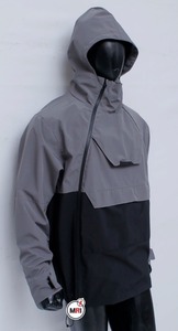 Conceptions personnalisées en usine veste imperméable chaude coupe-vent snowboard à capuche hiver ski neige veste - Product Image 5
