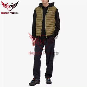 Chaqueta de invierno de burbuja sin mangas personalizada de fábrica al por mayor de primera calidad para hombres con forro acolchado-Chaqueta acolchada para hombre - Product Image 6