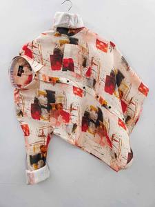 Chemise Aloha personnalisée Chemise d'été à manches longues et à imprimé bandana pour homme - Product Image 3