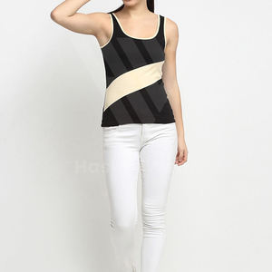 Camiseta sin Mangas para Mujer al por Mayor con Logotipo y Diseño Personalizados, Última Moda de Verano, Camiseta sin Mangas de Buena Calidad para Gimnasio y Entrenamiento - Product Image 2