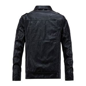 Vente en gros Veste de moto en cuir de haute qualité avec logo personnalisé Armure en plastique pour hommes Protecteur de sécurité Col montant Nouveau service OEM - Product Image 2