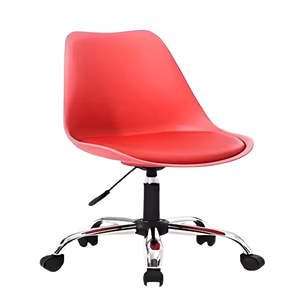 Chaise de bureau à siège en PP au design moderne Hauteur réglable Rotation à 360 degrés Ergonomique et confortable pour la maison et le bureau d'entreprise - Product Image 1