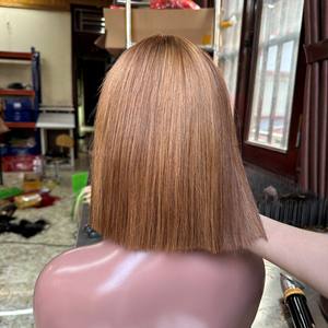 Vente chaude Bob Perruques de Cheveux Humains Cheveux Vietnamiens Bruts Soyeux Droite Vietnam Cheveux Produits Perruques Pour Les Femmes Noires Lisse - Product Image 2