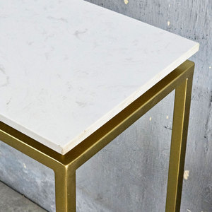 Table console contemporaine en pierre avec structure en fer CST044 - Product Image 6