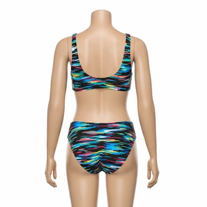 Traje de Baño de Secado Rápido, Estampado, de Spandex y Poliéster, Elegante, Cómodo, Ligero, Elástico, para Playa, Piscina, Surf y Natación, para Mujer y Hombre - Product Image 3