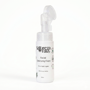 Espuma Limpiadora Facial Natural con Aloe Vera y Jambu, Limpieza Suave, Hidratación y Afeitado - Product Image 2