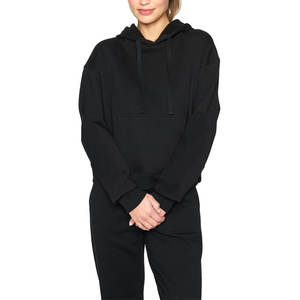 Pull à capuche femme personnalisé haut de gamme respirant coton léger imprimé Logo sur le devant pour l'hiver - Product Image 1