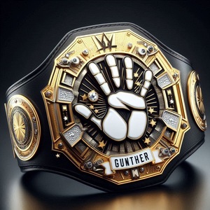 Cinturón de campeonato resistente personalizable Accesorio de réplica duradero para juegos y deportes - Product Image 3