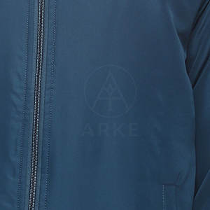 Chaqueta de bombardero de poliéster 100% para hombre de último diseño, cuello levantado y impermeable con logotipo frontal, chaqueta de invierno al por mayor - Product Image 6