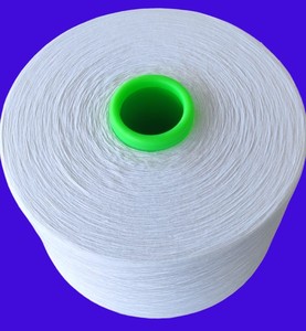 RECYCLED OPEN END BLEACH WHITE <b>YARN</b> NE 6/1 8/1 10/1 16/1 20/1 24/1 30/1 COTTON <b>POLYESTER</b> BLEND <b>YARN</b> for KNITTING WEAVING - Product Image 1