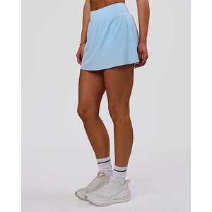 Jupe de golf respirante pour femme Pacer avec taille élastique, design plissé et volanté, coupe courte - Product Image 6