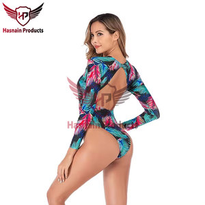 Vente en gros de vêtements pour femmes, tenue de sport et de jogging à manches longues, maillot de bain uni, manches courtes, grande taille, respirant - Product Image 2