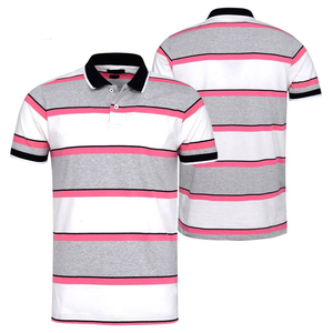 Suministro directo de fábrica de manga corta de hombre de alta calidad para Polo diseño personalizado con tela de punto de patrón sólido bordado - Product Image 5