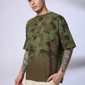 Logotipo personalizado Heavyweight Oversize camisetas Hombres 100% algodón Box Fit Gym Wear camisetas para hombres - Product Image 1