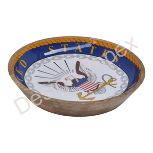 Factory Price Wholesale Salad And Fruits Serving <b>Large</b> <b>Wooden</b> <b>Bowl</b> Decorative Environment Friendly Sustainable <b>Bowls</b> Home Decor - Product Image 1