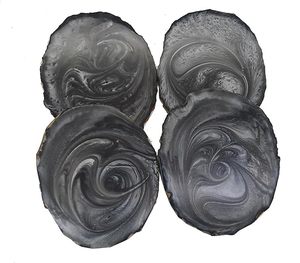 Aaliyan impex ที่รองแก้วไม้และเรซินหรูหราตามฤดูกาลใบไม้ทะเลออกแบบดอกไม้ตกแต่งบ้านห้องครัว - Product Image 6