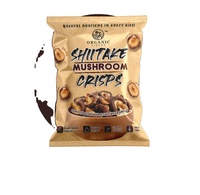 Patatas fritas de hongos shiitake fabricadas en Malasia, 50GM, aperitivos saludables a base de plantas naturales, sin grasas trans fritas al vacío, no saladas