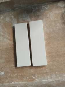 Manche de couteau en pierre reconstituée polie, artisanat naturel écologique, avec plaque principale en pierre nacrée inspirée de l'amour - Product Image 2