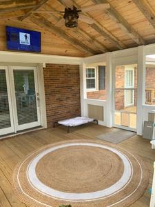 Vente en gros de tapis tissés en jonc de mer marron de grande taille personnalisée nouveau design de tapis de porte plats naturels - Product Image 4